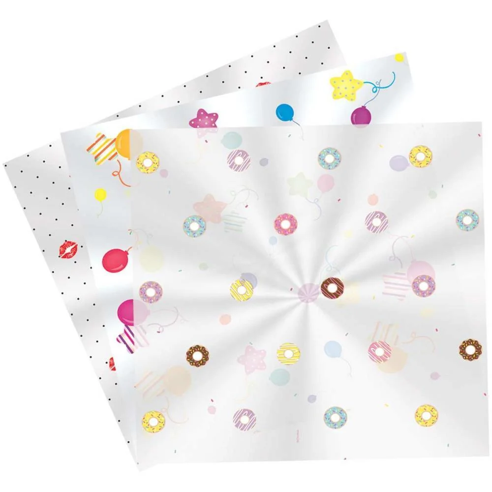 SACO POLI TRANSPARENTE DECORAD 11X19,5CM. DIVERSAS ESTAMPAS CROMUS (PCT.C/100)