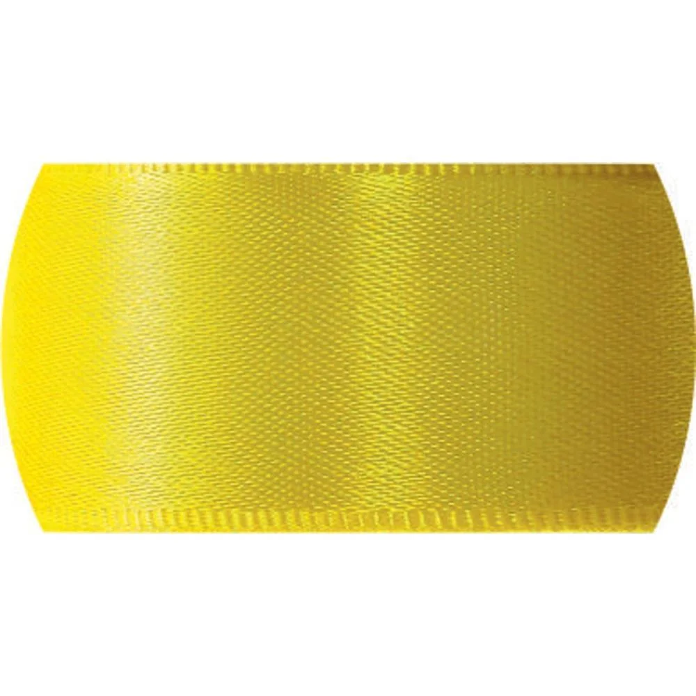 FITA DE CETIM 38MM 10M. AMARELO GEMA 763 FITAS PROGRESSO (UNIDADE)