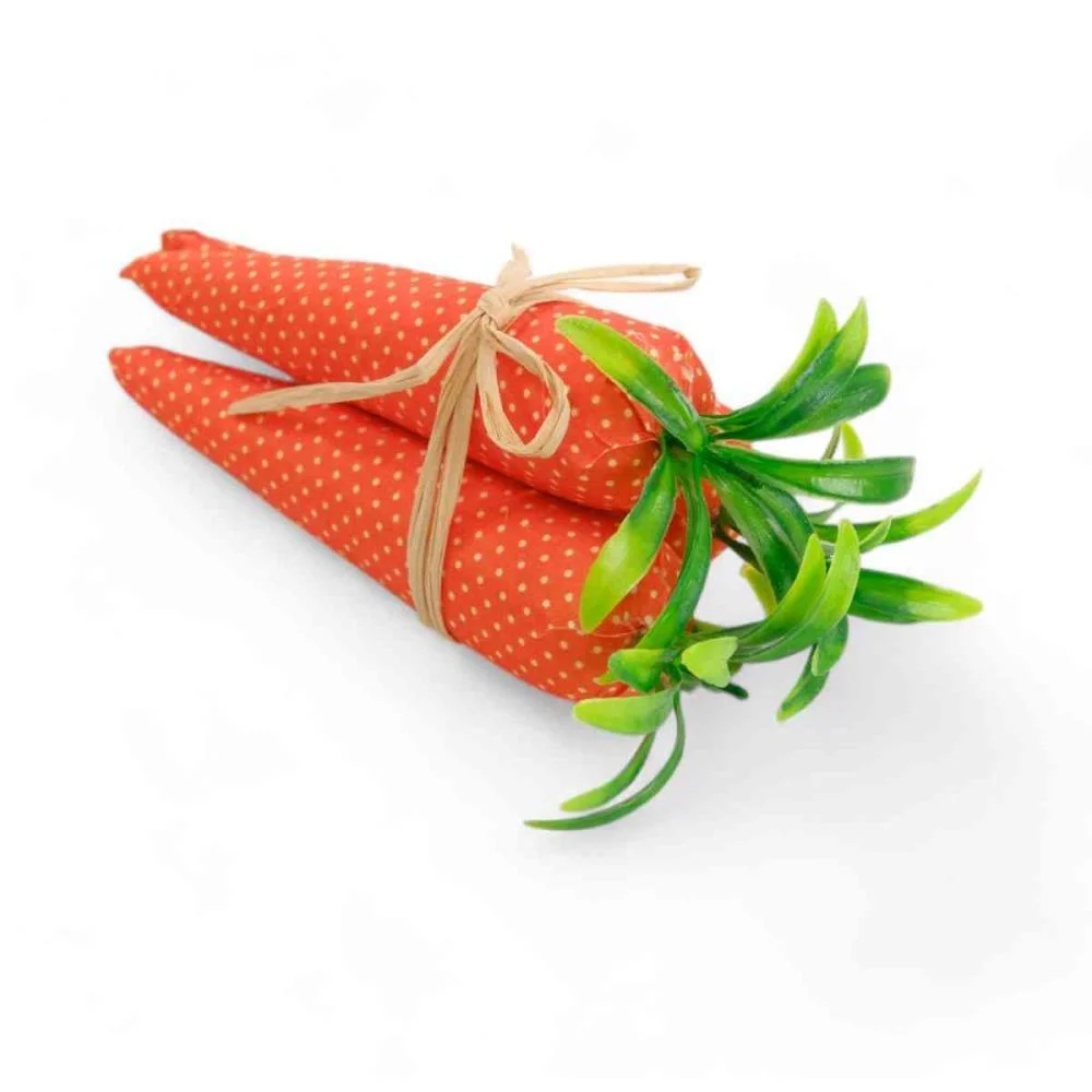 COELHO DE PASCOA CENOURA LARANJA/VD C/3UN CROMUS (KIT)