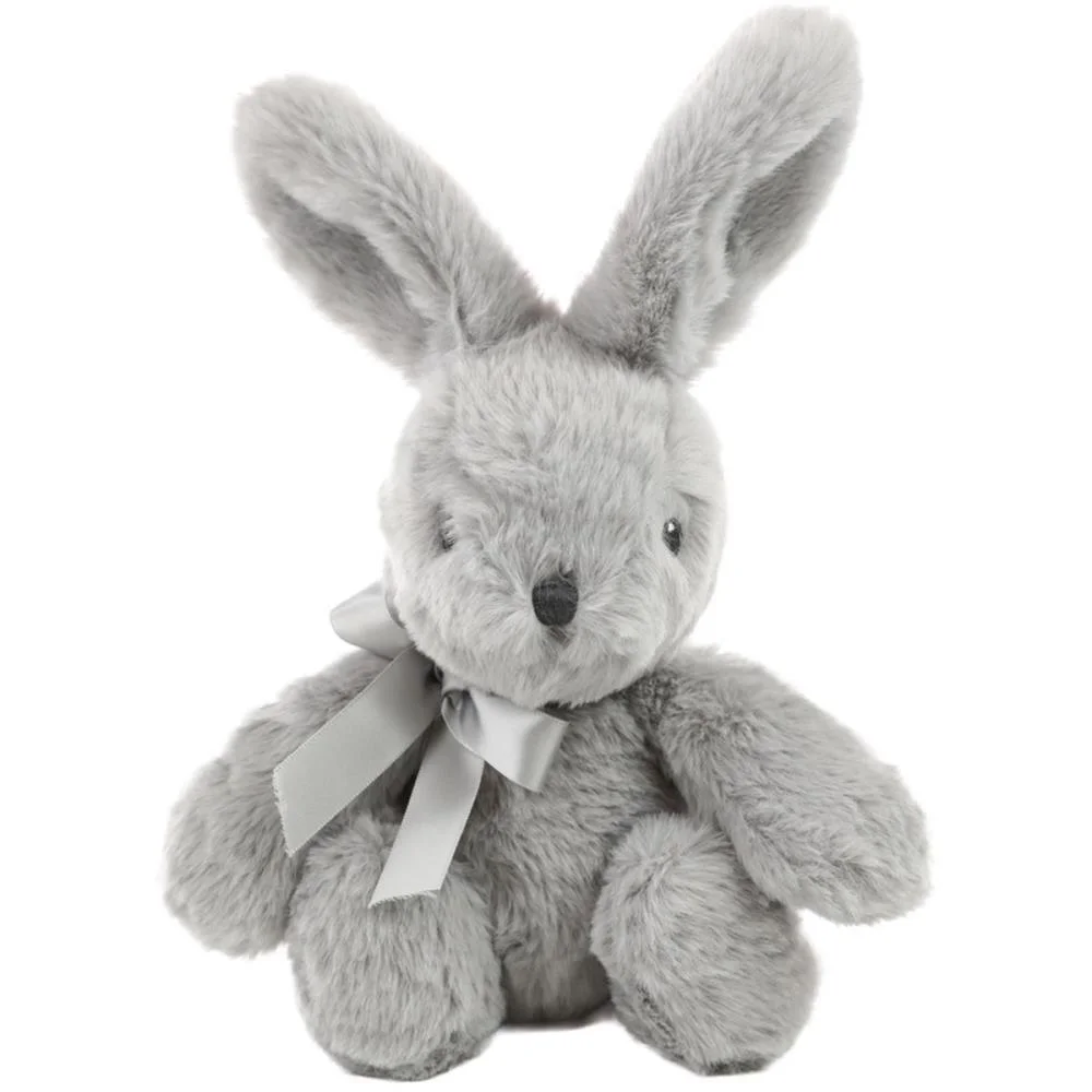 COELHO DE PASCOA COELHO CINZA C/LACO 24CM CROMUS (UNIDADE)