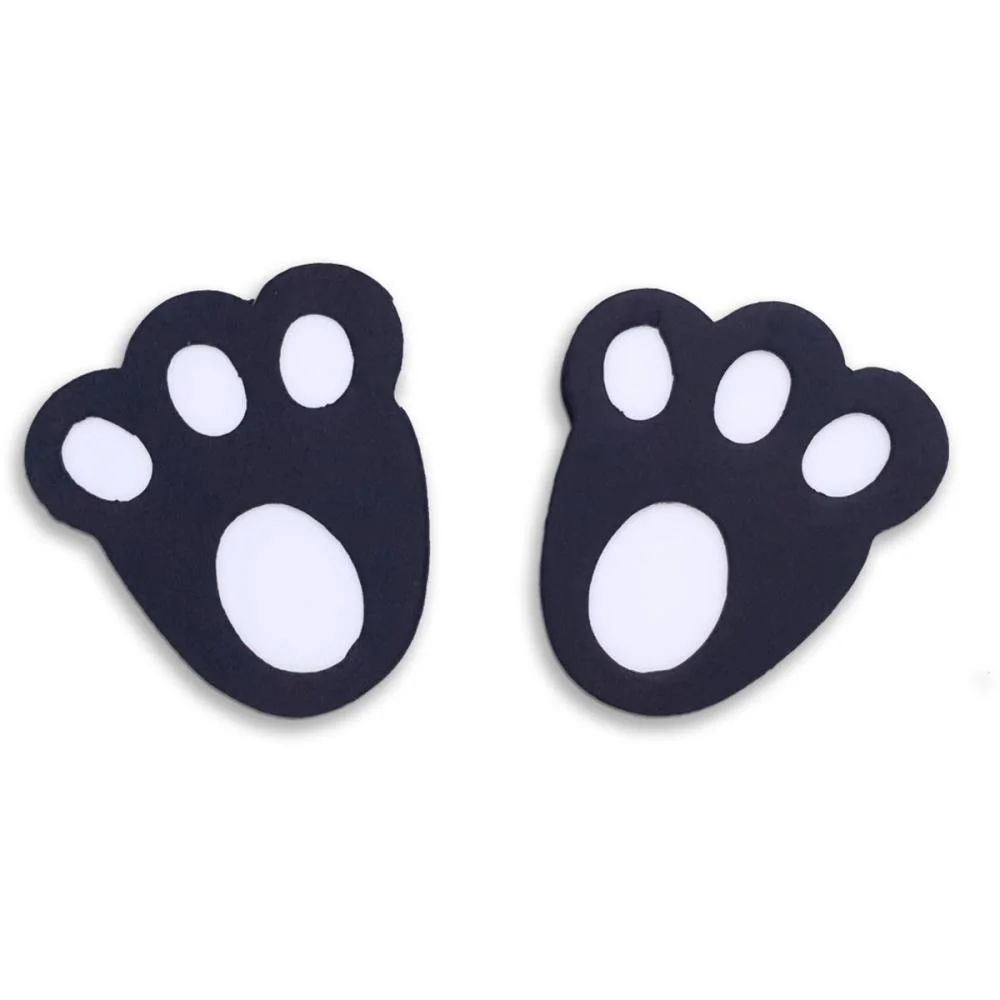 DECORACAO DE PASCOA CAMINHO PATA COELHO 5X6CM. EVAMAX (PCT.C/10)