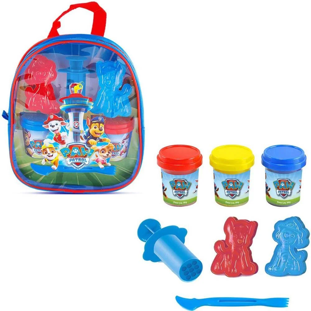 MASSA PARA MODELAR CRIATIVA PATRULHA CANINA BOLSA C/3PTS SUNNY (UNIDADE)