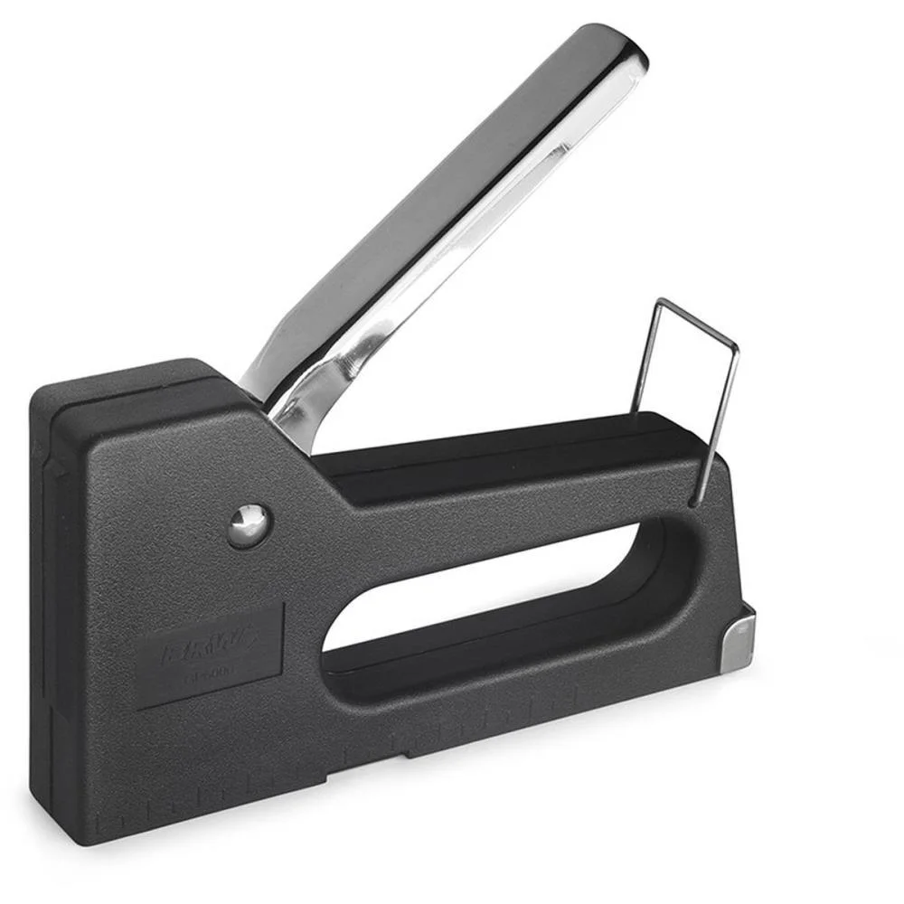 GRAMPEADOR TAPECEIRO PISTOLA PLAST. 106/6 14,5CM PT BRW (UNIDADE)