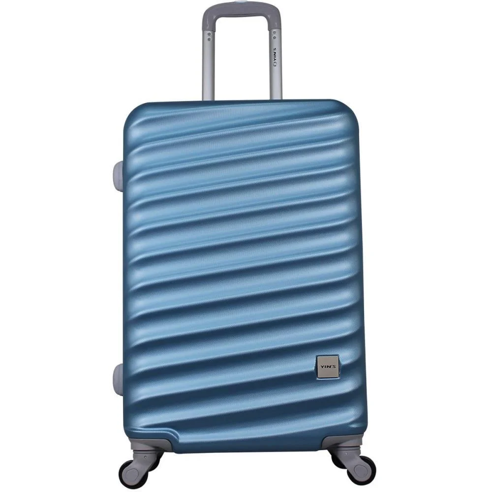 MALA DE VIAGEM ABS 360º 18POL. AZ CLARO YINS (UNIDADE)