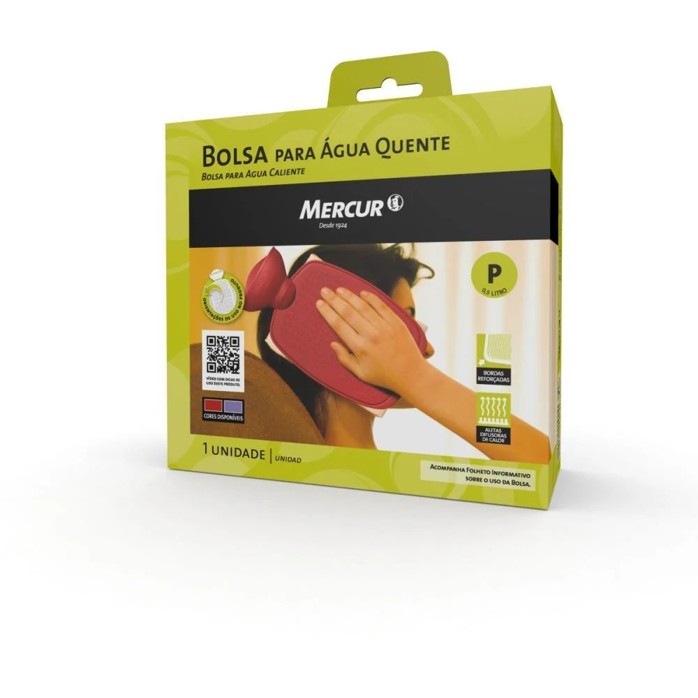 CUIDADOS PESSOAIS BOLSA P/AGUA QUENTE PQ BORDO MERCUR (UNIDADE)