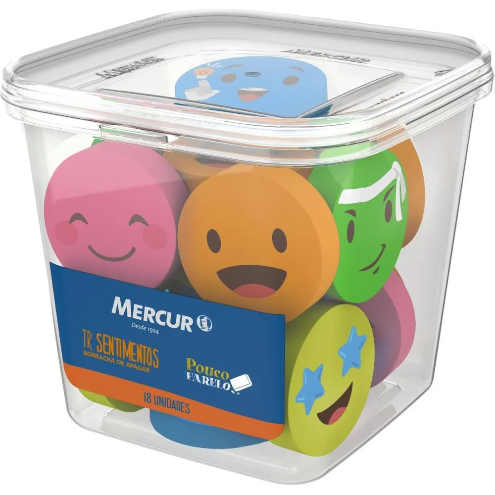 BORRACHA DECORADA TR SENTIMENTOS SORTIDAS MERCUR (POTE-18)
