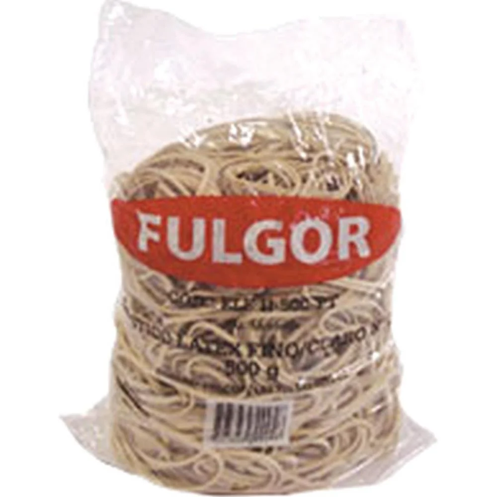 ELASTICO LATEX FINO CHINES N.18 1 KILO FULGOR (PACOTE)