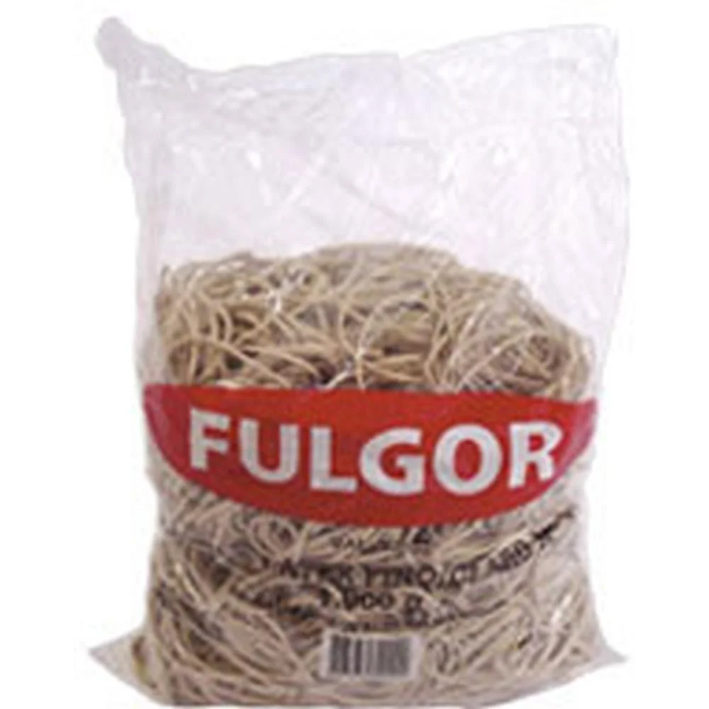 ELASTICO AMARELO LATEX N.18 PCT/ 1 KILO FULGOR (PACOTE)