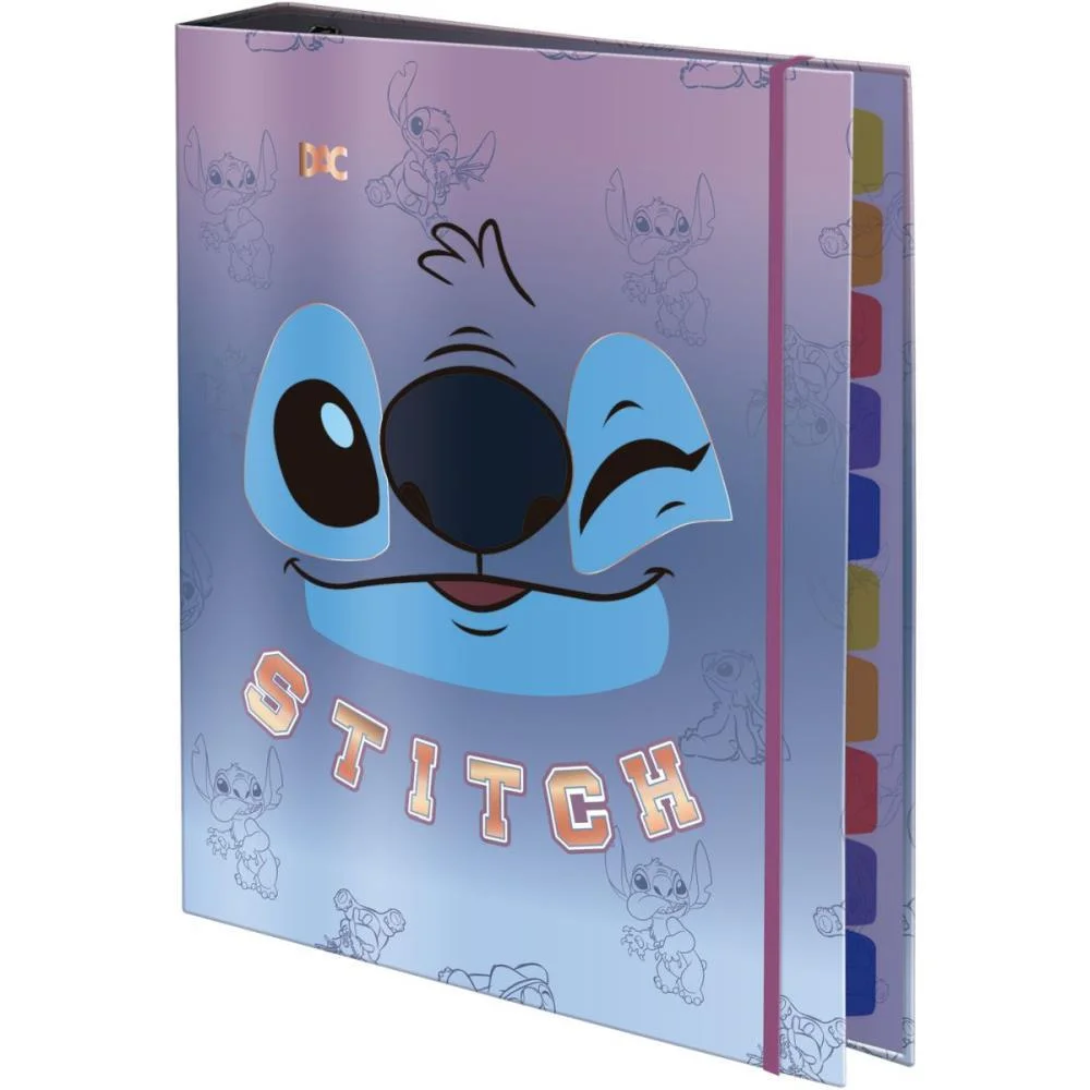 FICHARIO COLEGIAL 1/4 STITCH 48F C/ELASTICO DAC (UNIDADE)