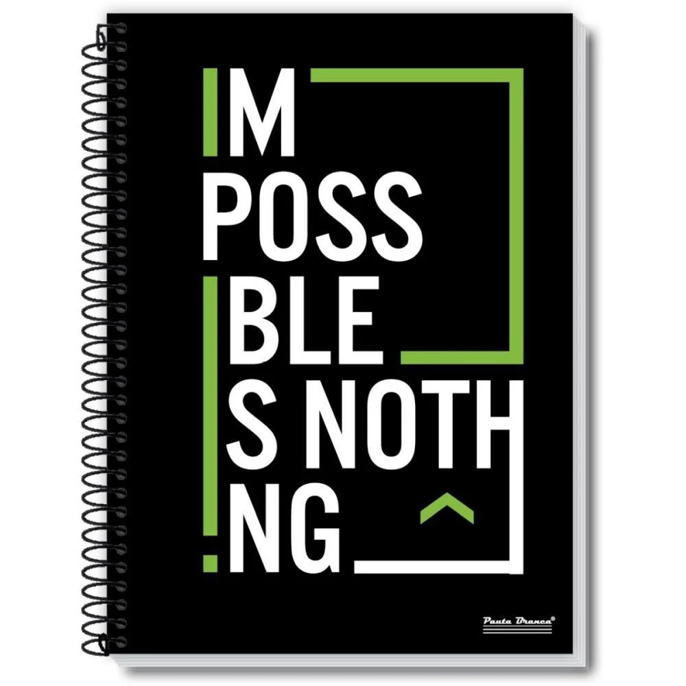 CADERNETA 1/8 ROX 1/8 80FLS. PAUTA BRANCA (DP.C/20)