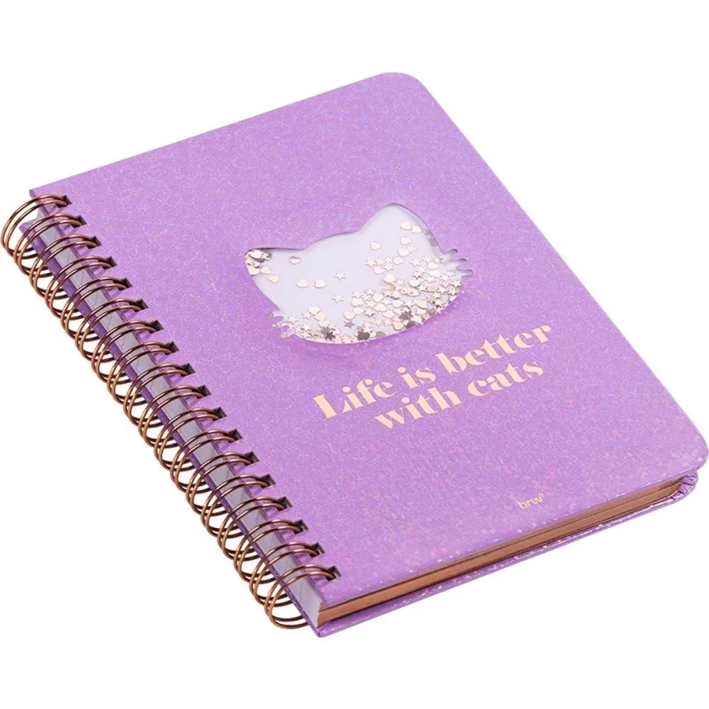 CADERNETA ESPIRAL CAPA DURA BEST FREND HOLOGRAFICA 80FL(S) BRW (PCT.C/02)