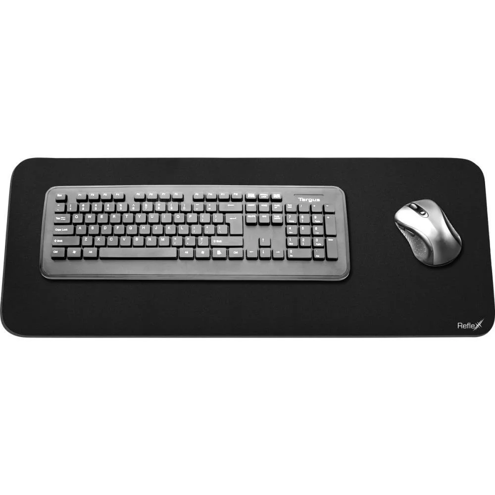 MOUSE PAD P/TECLADO/MOUSE PRETO 75X27CM REFLEX (UNIDADE)