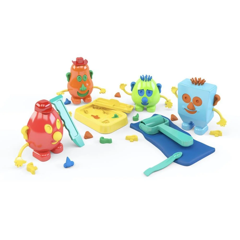 MASSA PARA MODELAR CRIATIVA BONECOS DIVERTIDOS II 20PCS DISMAT (UNIDADE)