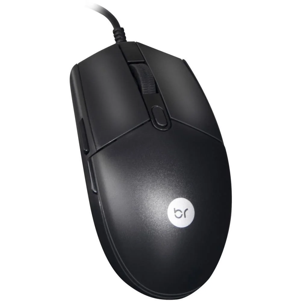 MOUSE OPTICO USB GAMER SER PRETO 3600DPI BRIGHT (UNIDADE)