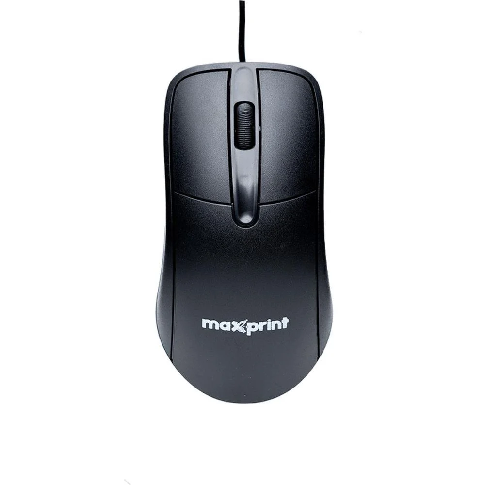 MOUSE OPTICO USB 1200DPI OFFICE EASY CABO 1,35M MAXPRINT (UNIDADE)