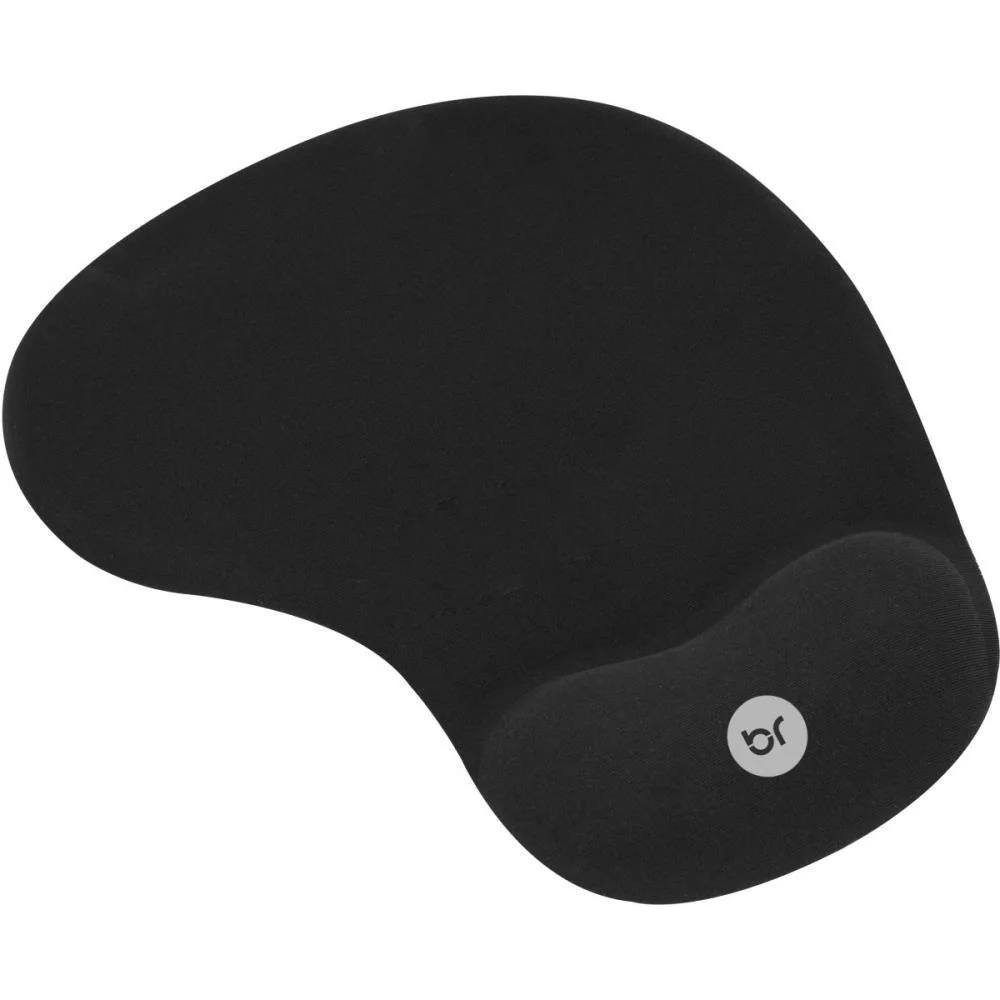 MOUSE PAD GEL PRETO BRIGHT (UNIDADE)