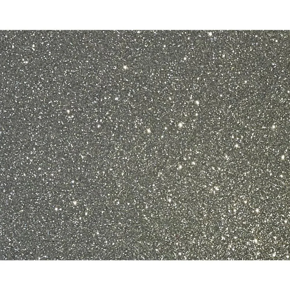 PLACA EM EVA 48X40CM GLITER PRATA 1,8MM DUBFLEX (PCT.C/10)