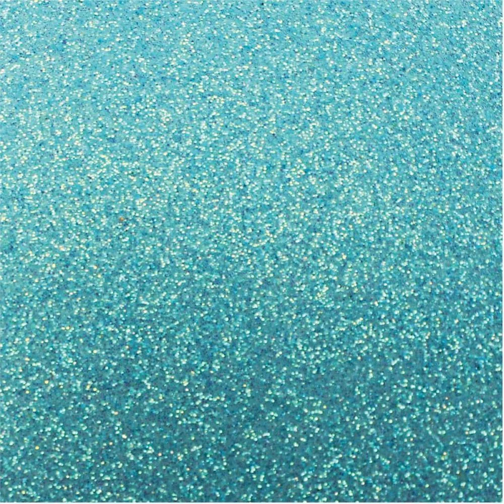 PLACA EM EVA 60X40CM GLITER AZUL CELESTE 2MM MAKE+ (PCT.C/05)