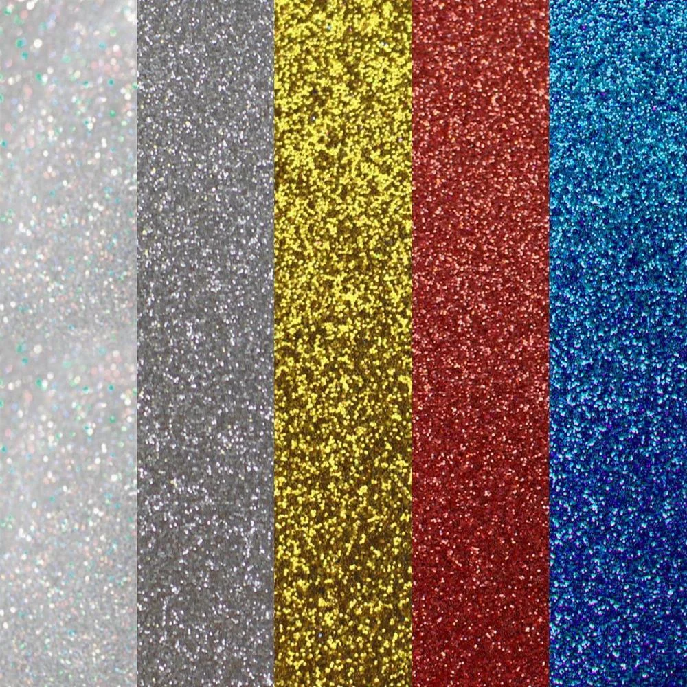 PLACA EM EVA 60X40CM GLITER 5 CORES SORTIDAS 2MM MAKE+ (PCT.C/05)