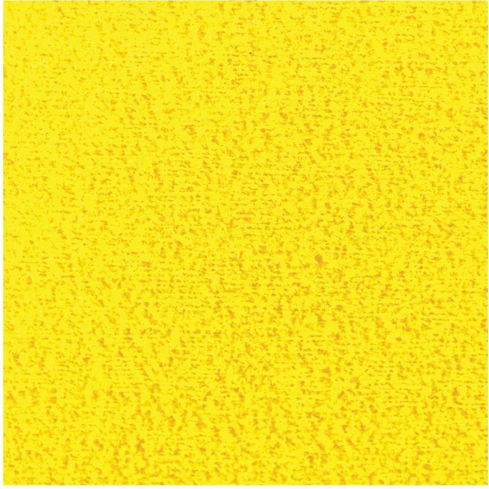 PLACA EM EVA ATOALHADO 48X40CM AMARELO 2MM MAKE+ (PCT.C/05)