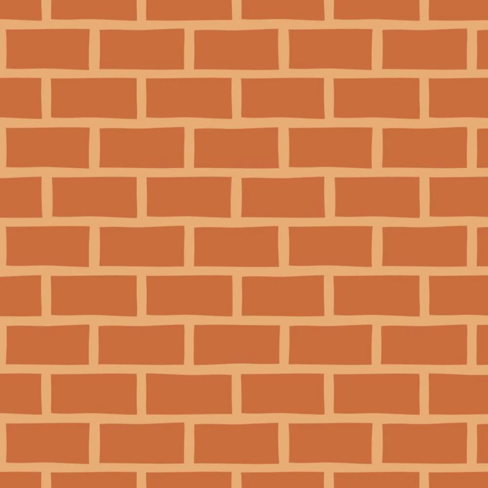 PLACA EM EVA ESTAMPADO 60X40CM TIJOLINHO 2MM. MAKE+ (PCT.C/05)