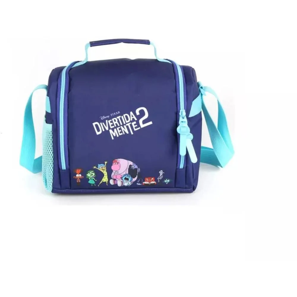 LANCHEIRA TERMICA DIVERTIDAMENTE MAO/OMBRO AZUL LUXCEL (UNIDADE)