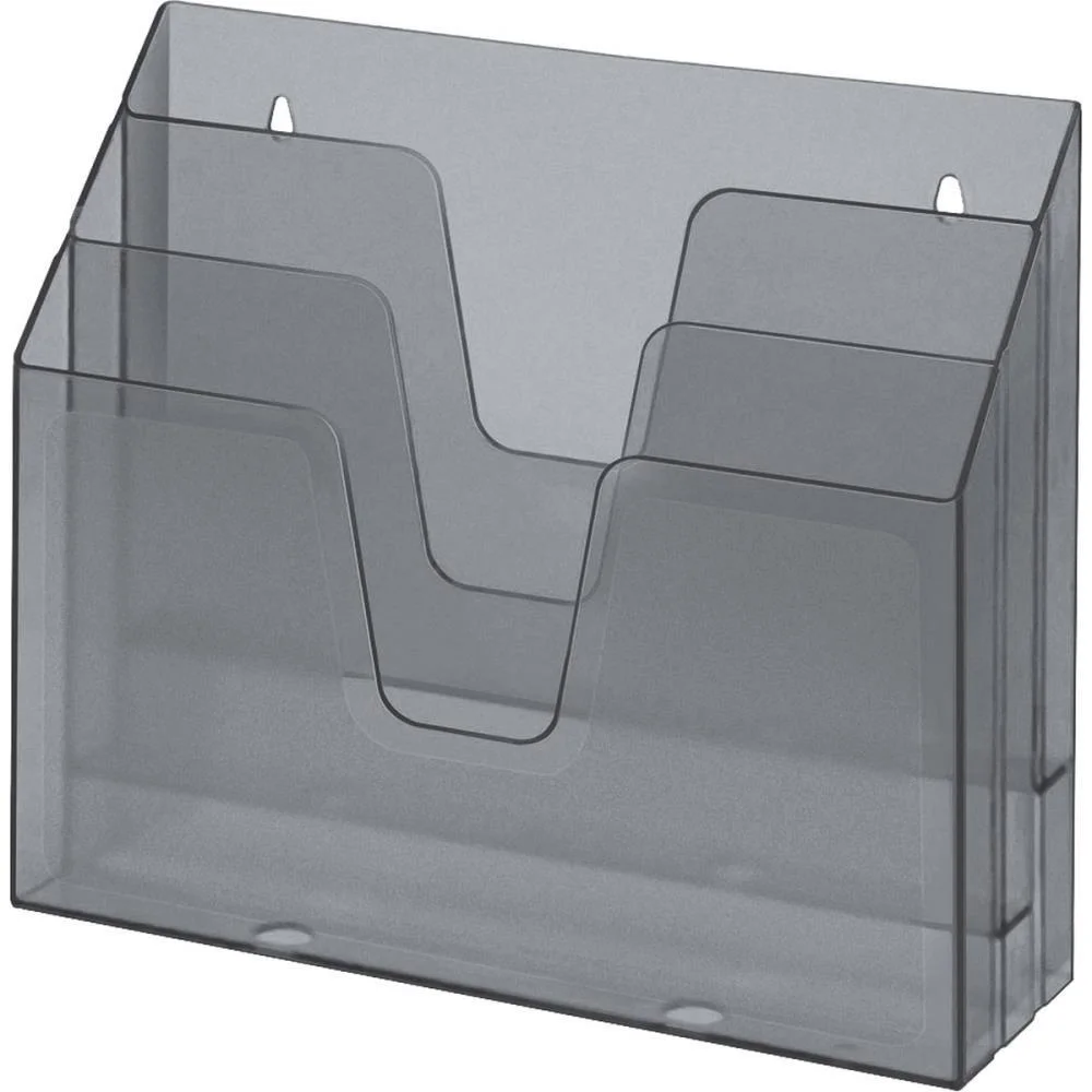 ORGANIZADOR DE ESCRITORIO EXPOSITOR TRIPLO HORIZ.FUME ACRIMET (UNIDADE)