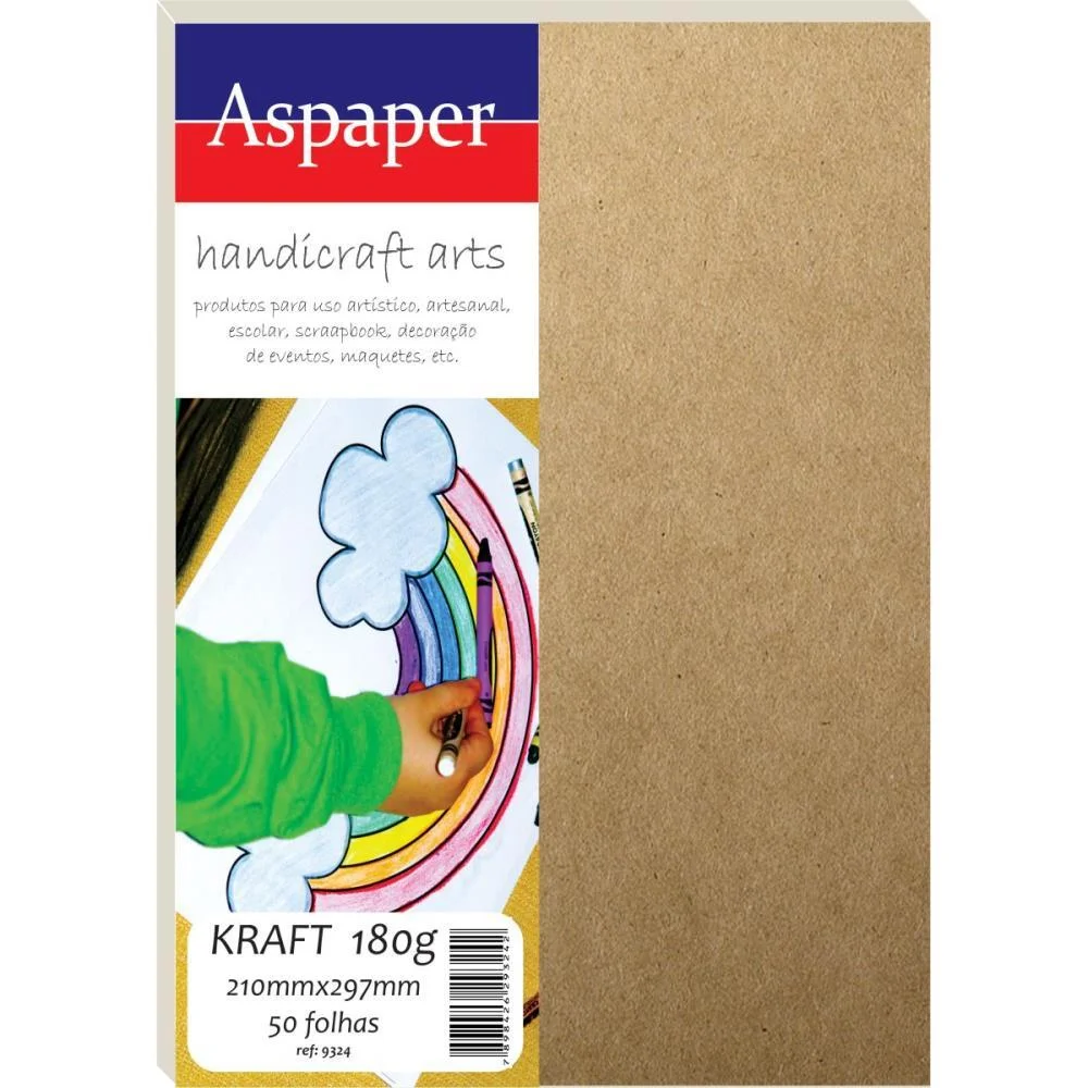 PAPEL KRAFT FOLHA 210X297MM A4 180G. USA FOLIEN (PCT.C/50)