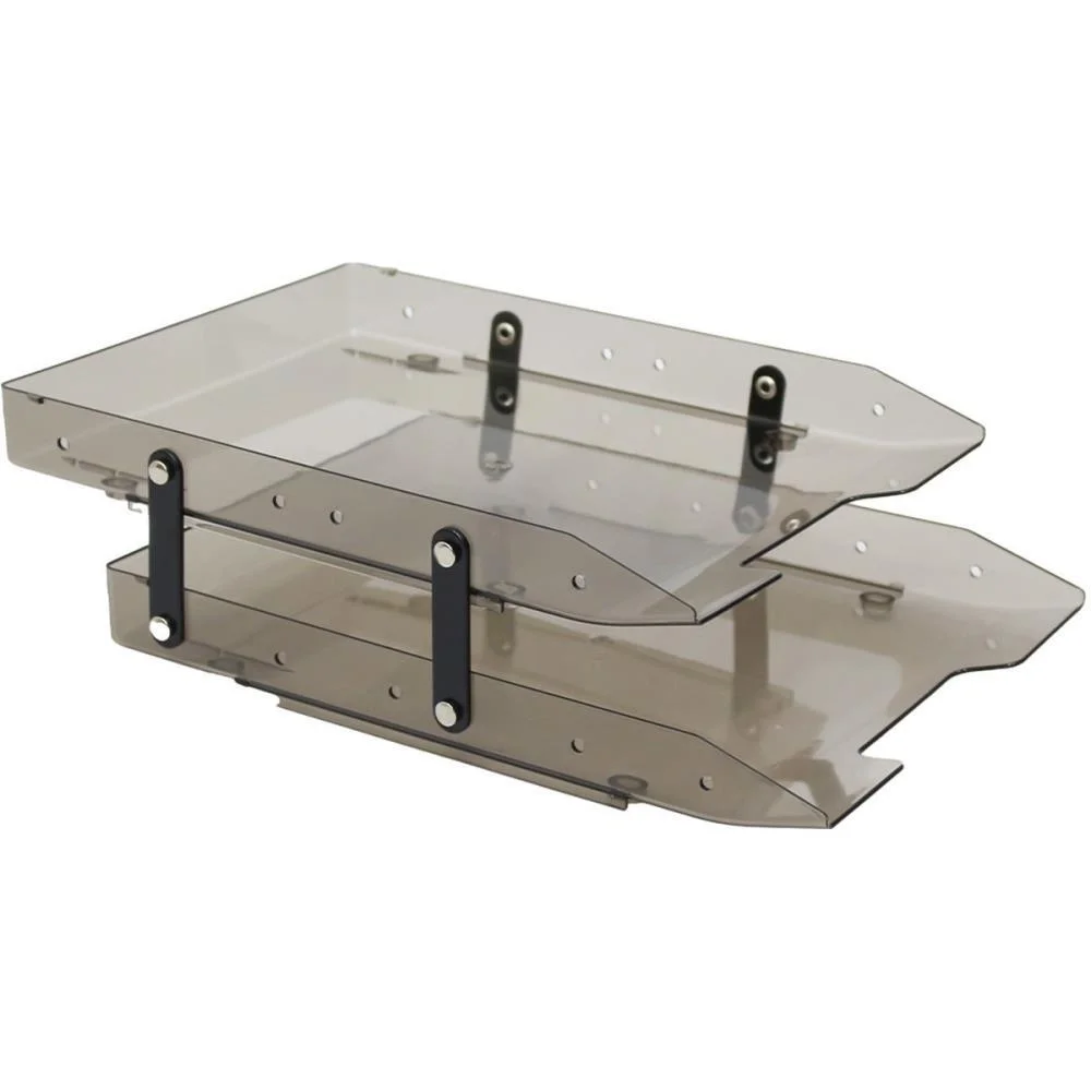 CAIXA CORRESPONDENCIA DUPLA SLIM MOVEL FUME SELADA MAXCRIL (UNIDADE)