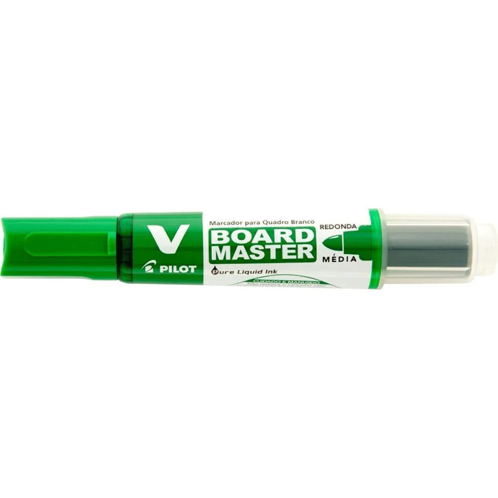 PINCEL QUADRO BRANCO WBMA-VBM RECARREG.REFIL VERDE PILOT (CX.C/12)
