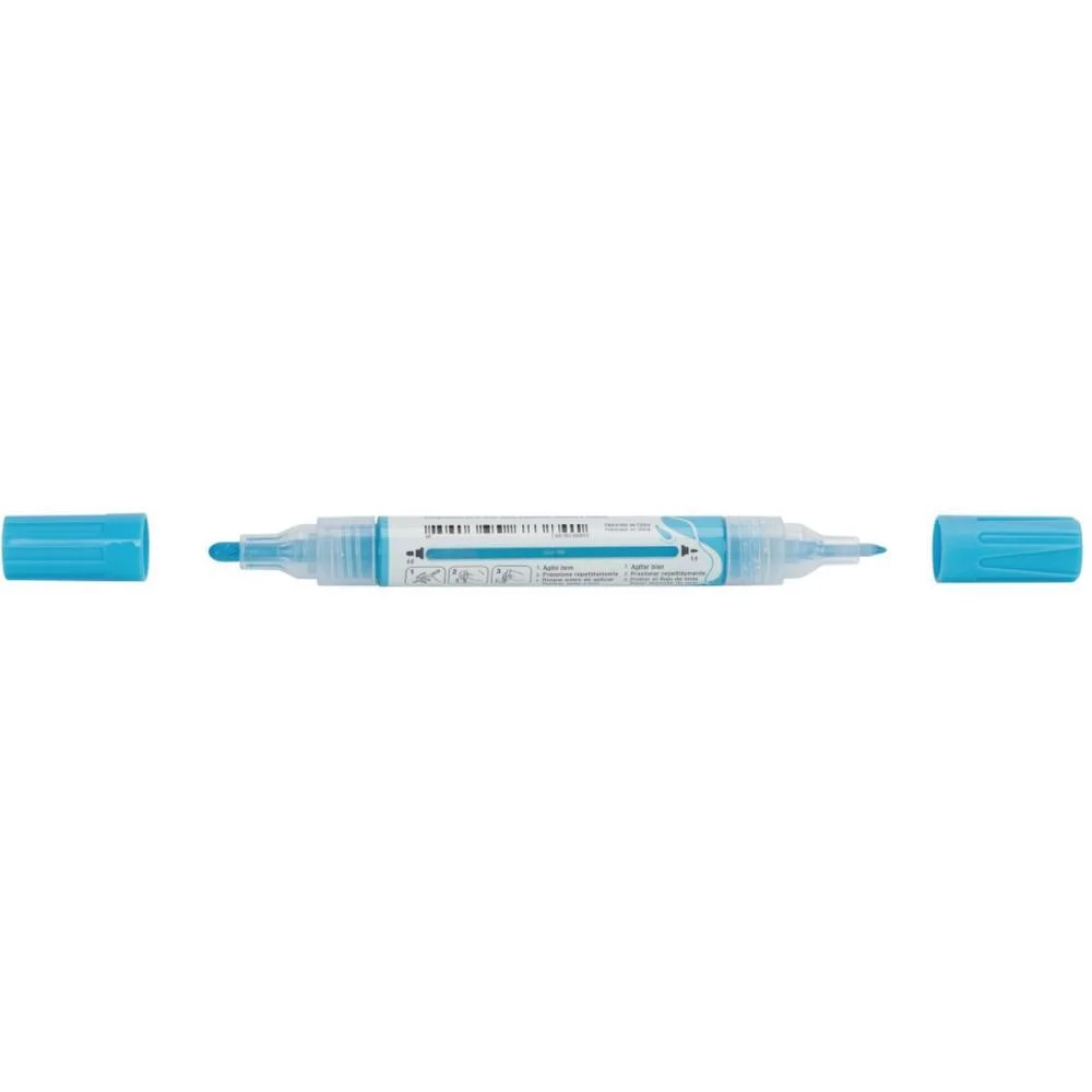 PINCEL MARCADOR ARTESANATO MULTIMARK S/P AZUL COM 6 FABER-CASTELL (ESTOJO)
