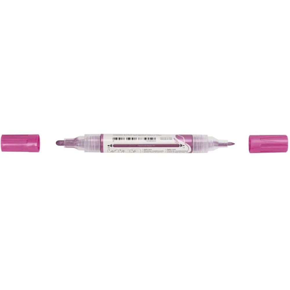 PINCEL MARCADOR ARTESANATO MULTIMARK S/P ROSA METAL C/6 FABER-CASTELL (ESTOJO)