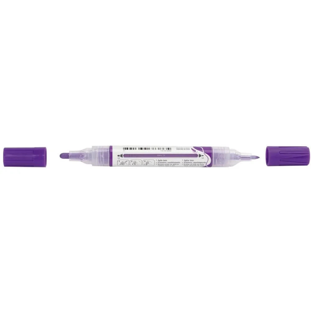 PINCEL MARCADOR ARTESANATO MULTIMARK S/P VIOLETA COM 6 FABER-CASTELL (ESTOJO)