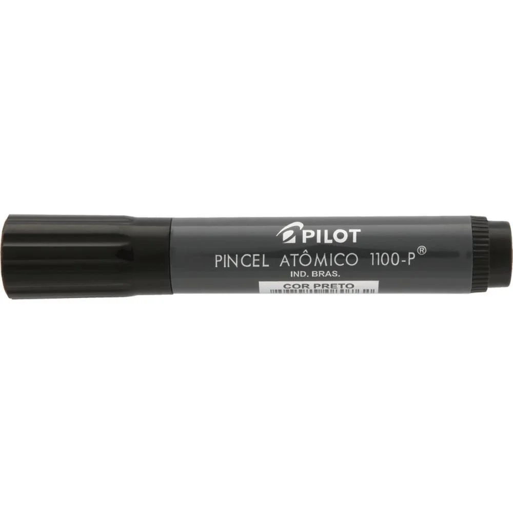 PINCEL MARCADOR PERMANENTE ATOMICO 1100P PRETO RECARREG. PILOT (CX.C/12)
