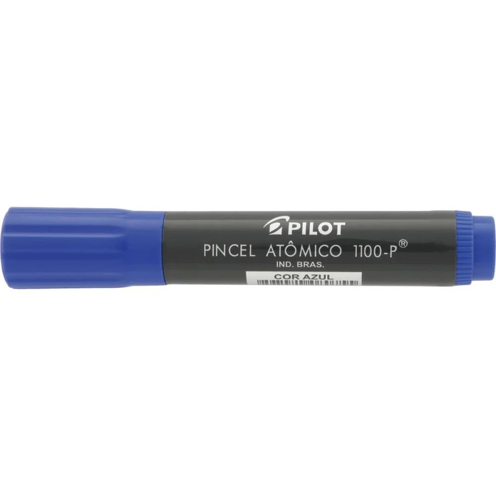 PINCEL MARCADOR PERMANENTE ATOMICO 1100P AZUL RECARREG. PILOT (CX.C/12)