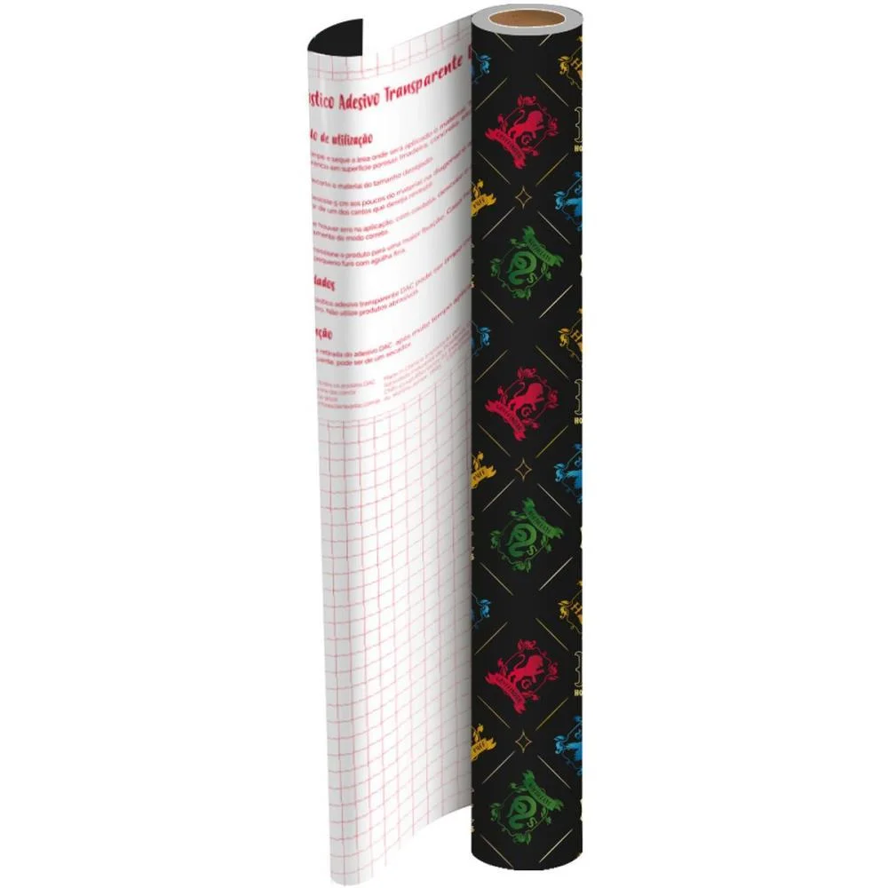 PLASTICO ADESIVO 45CMX10M HARRY POTTER PP 0,08MM DAC (ROLO)