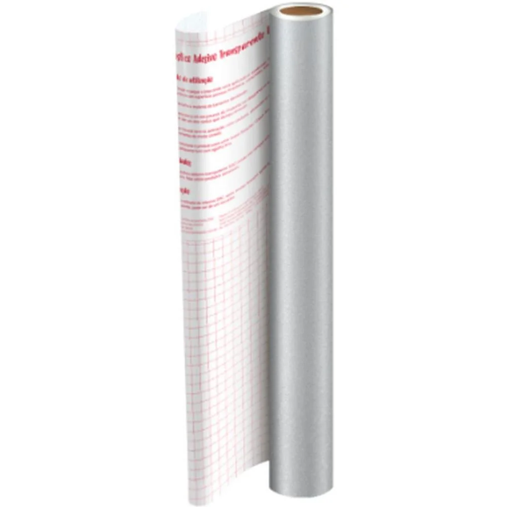 PLASTICO ADESIVO 45CMX10M JATEADO PP 0,08MM DAC (ROLO)