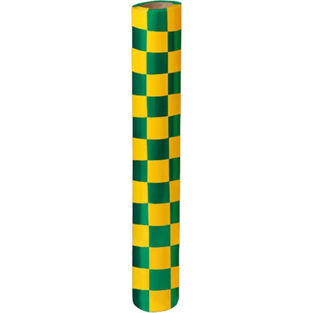 PLASTICO PARA ENCAPAR 25M QUADRICULADO VERDE/AMARELO DAC (ROLO)