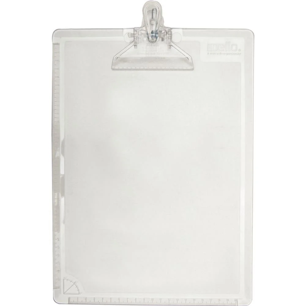 PRANCHETA PLASTICA DELLOCOLOR CRISTAL DELLO (UNIDADE)