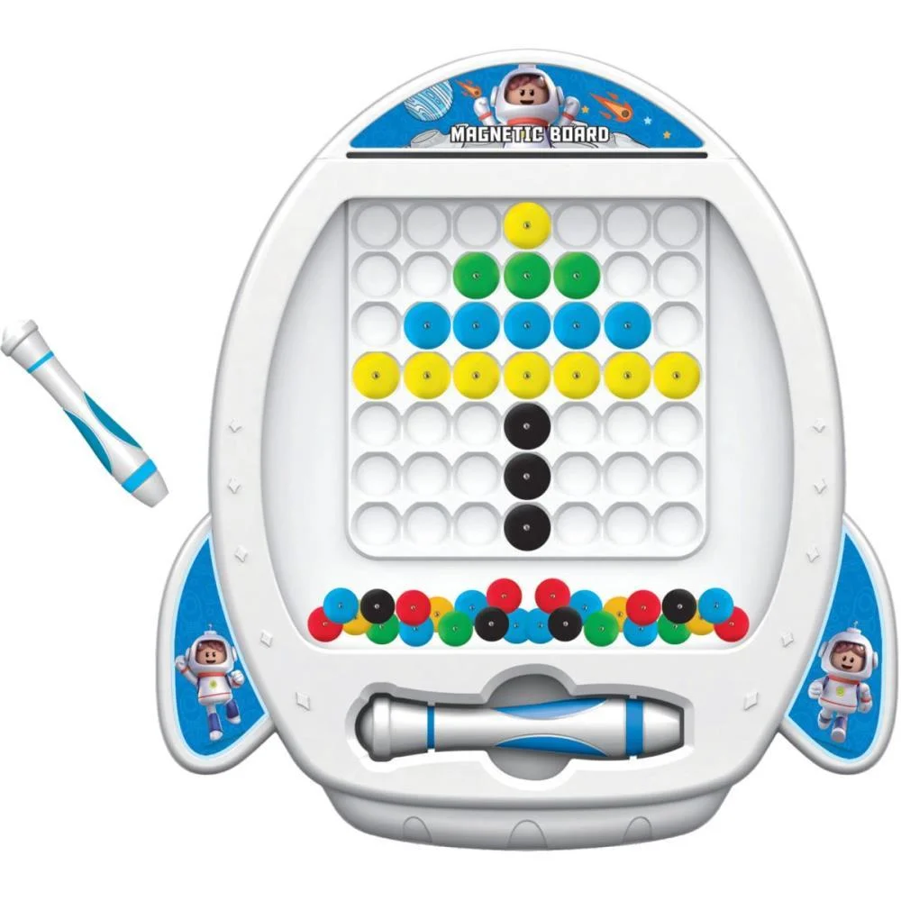 LOUSA INFANTIL ESPACIAL MAGNETICA C/CANETA BRASKIT (UNIDADE)