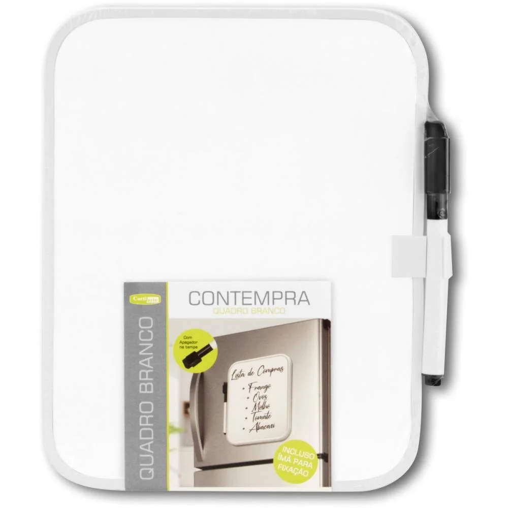 QUADRO MULTIUSO QUADRO BRANCO GELADEIRA 21X16C CORTIARTE (UNIDADE)