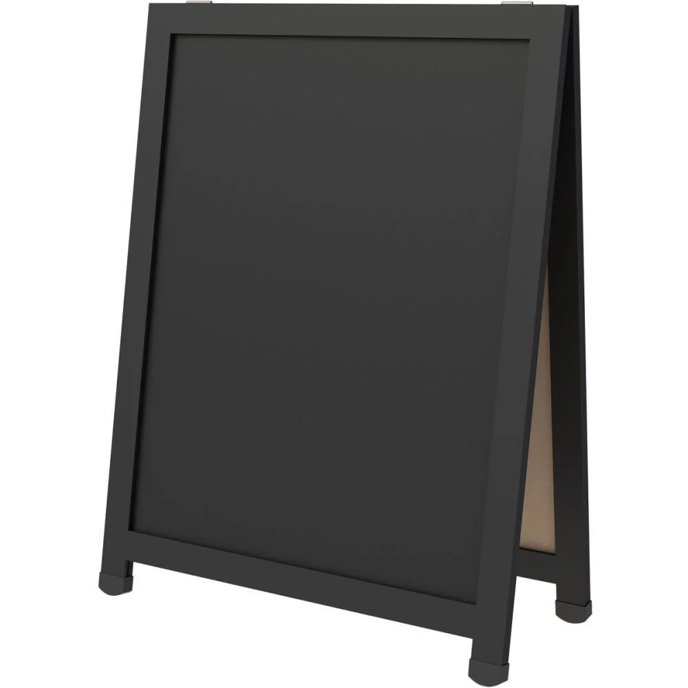 QUADRO PROPAGANDA QUADRO NEGRO 2 FACES 80X60CM STALO (UNIDADE)