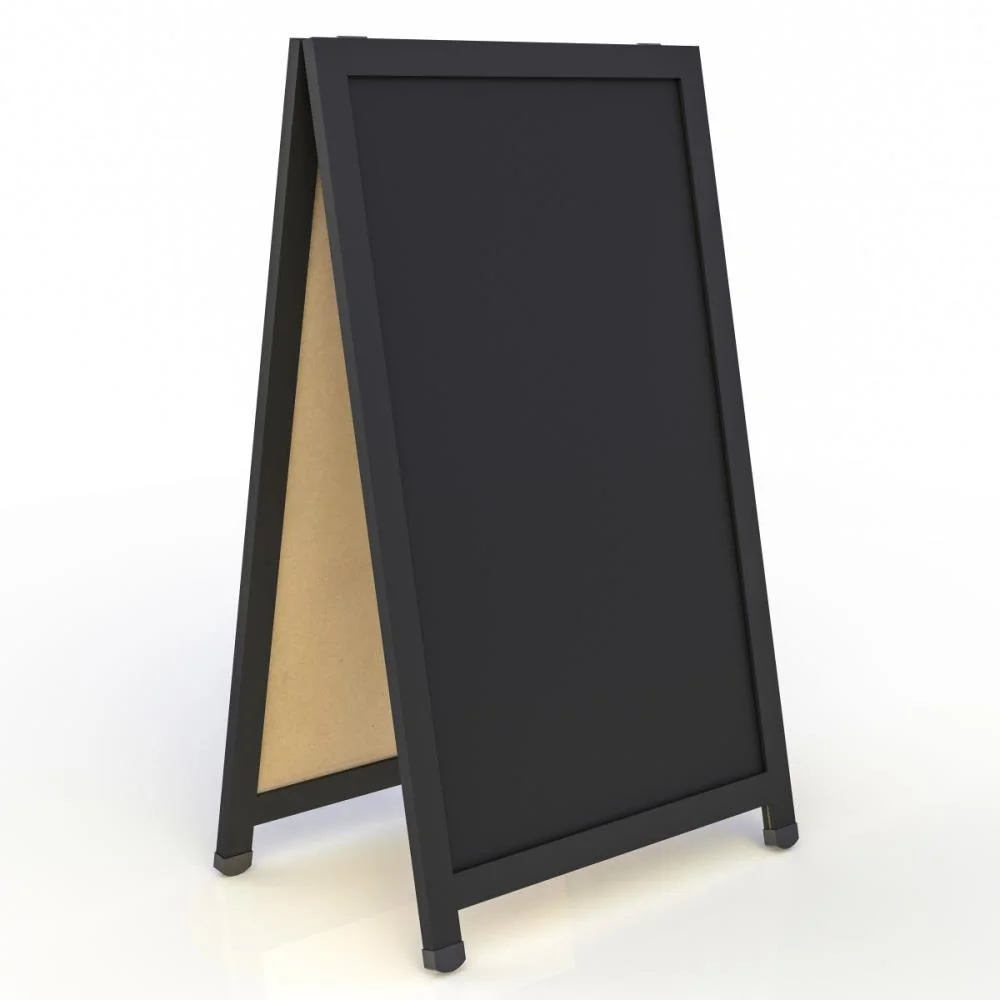 QUADRO PROPAGANDA QUADRO NEGRO 2 FACES 100X60CM STALO (UNIDADE)