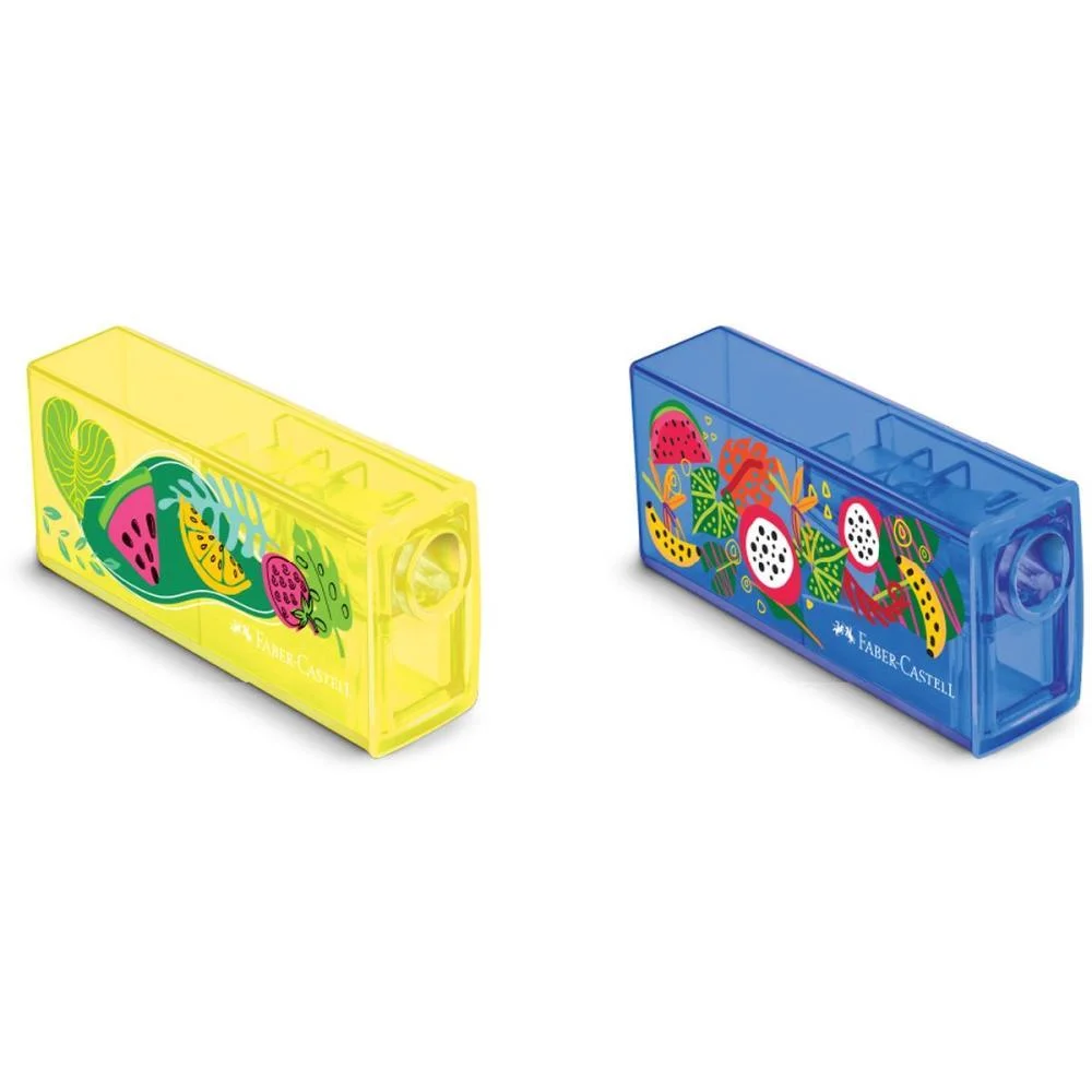 APONTADOR COM DEPOSITO GLIMMER BOTANICA 2 MODELOS FABER-CASTELL (DP.C/25)