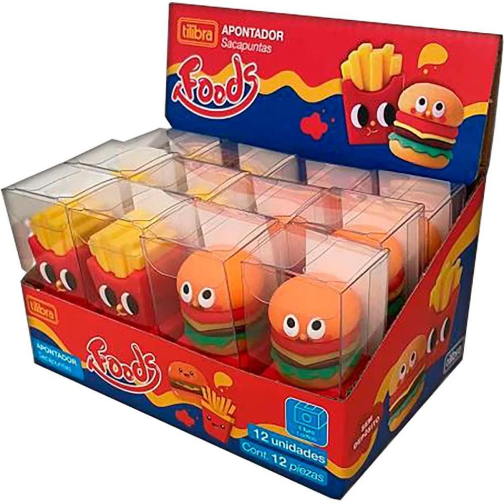 APONTADOR COM DEPOSITO DECOR. FOODS 1 FURO 2MOD. TILIBRA (DP.C/12)