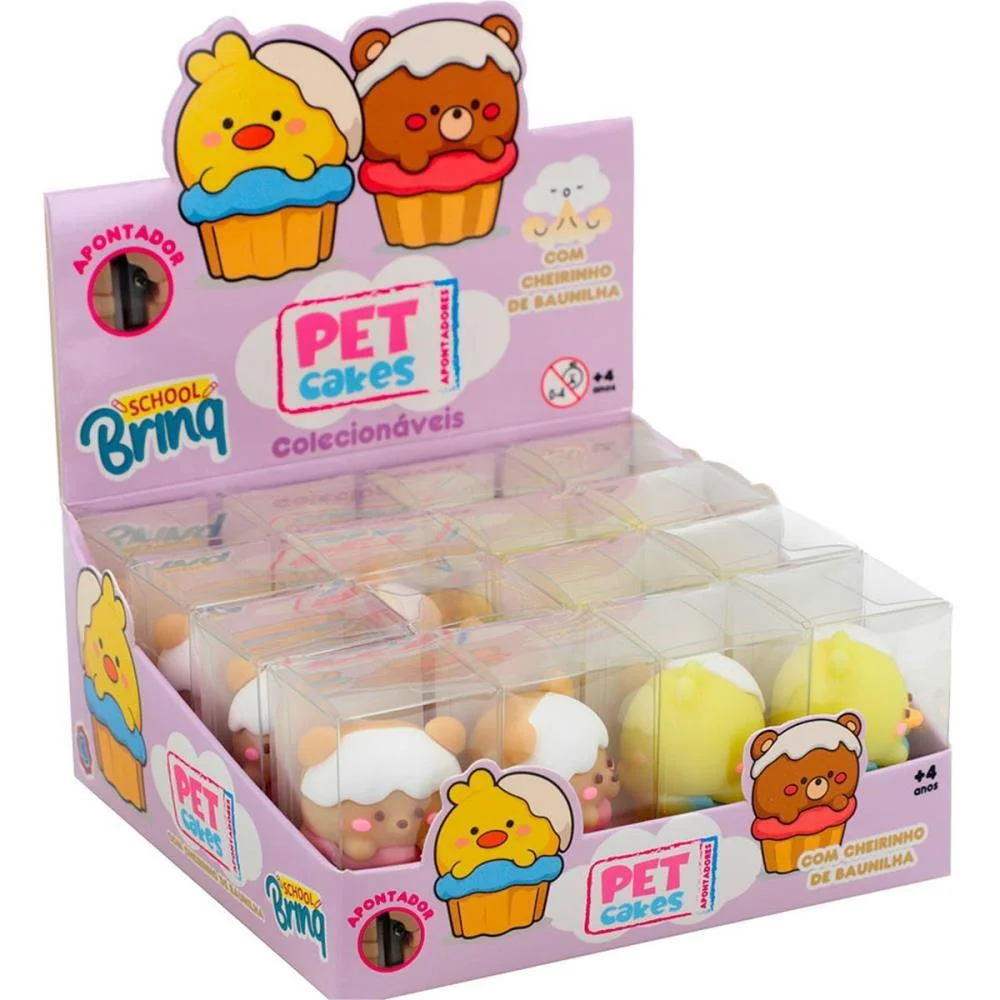 APONTADOR SEM DEPOSITO PET CAKES C/AROMA BAUNILHA (S) POLIBRINQ (DP.C/16)