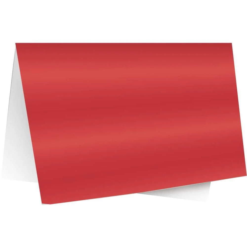 PAPEL LAMINADO 45X59CM. LAMICOR VERMELHO CROMUS (PCT.C/40)
