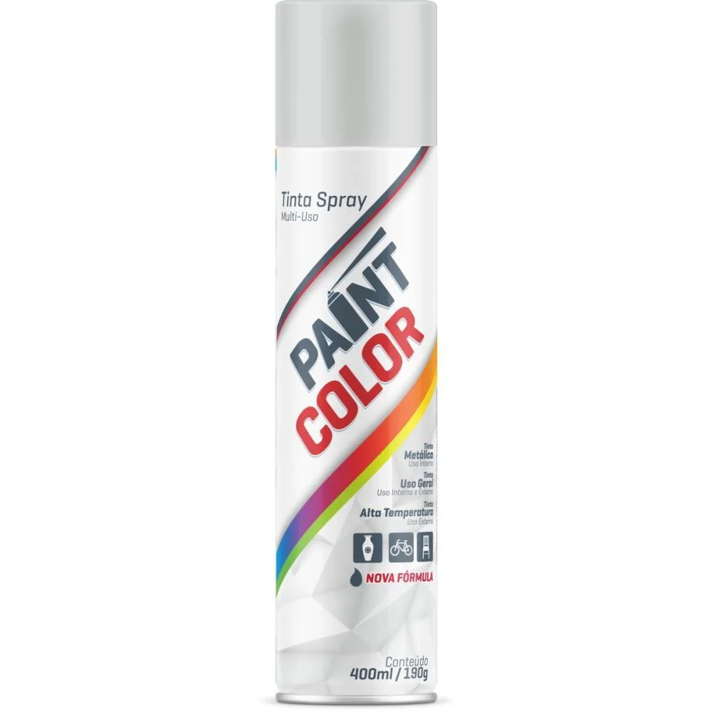 TINTA SPRAY PAINTCOLOR 400ML BRANCO FOSCO BASTON (UNIDADE)