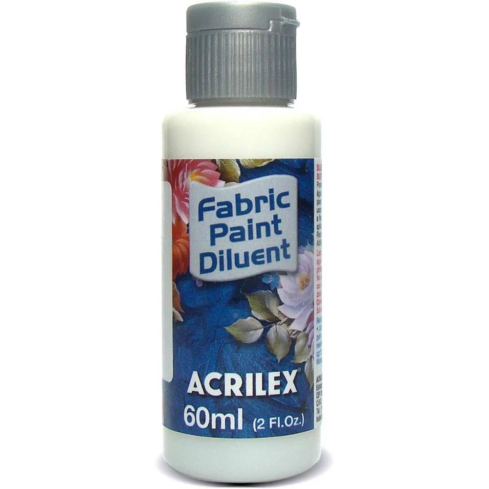 PRODUTO PARA TINTA DILUENTE P/TINTA DE TECID 60ML ACRILEX (CX.C/06)