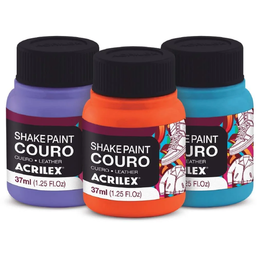 TINTA PARA COURO SHAKE PAINT 37ML ROSA ACRILEX (PCT.C/06)